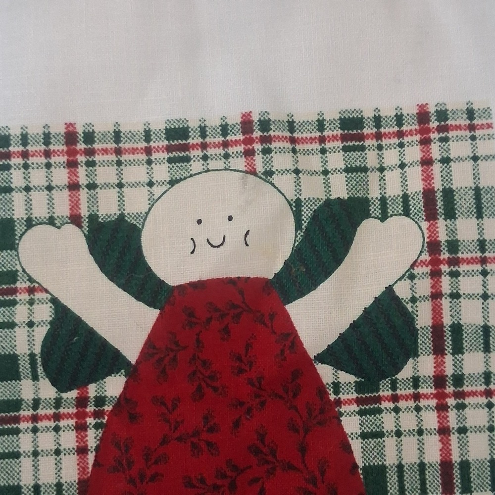 2 Vintage VIP Cranston Dreamspinners Yuletide Christmas Ornaments Fabric Panels - Picture 5 of 16